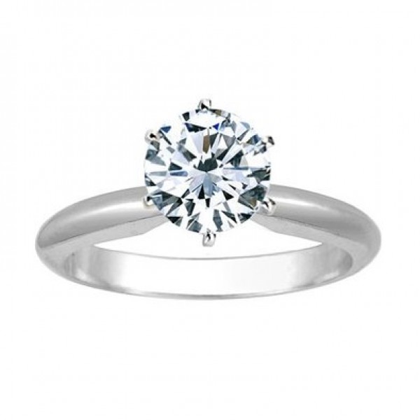 White Gold Engagement Diamond Ring