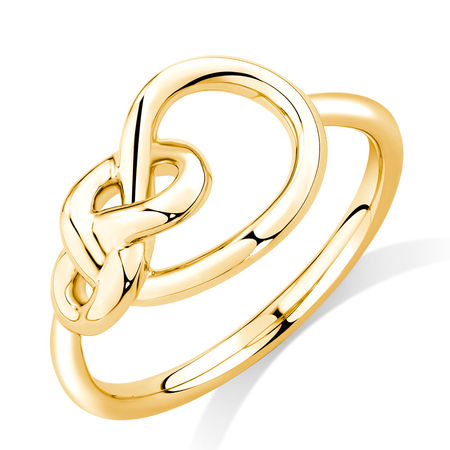 Knots Ring In 10kt Yellow Gold
