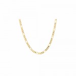50cm 20 Figaro Chain in 10kt Yellow Gold