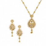 Polki Pendant Chain Necklace