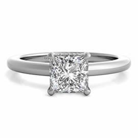 Solitaire Diamond Gallery Engagement Ring